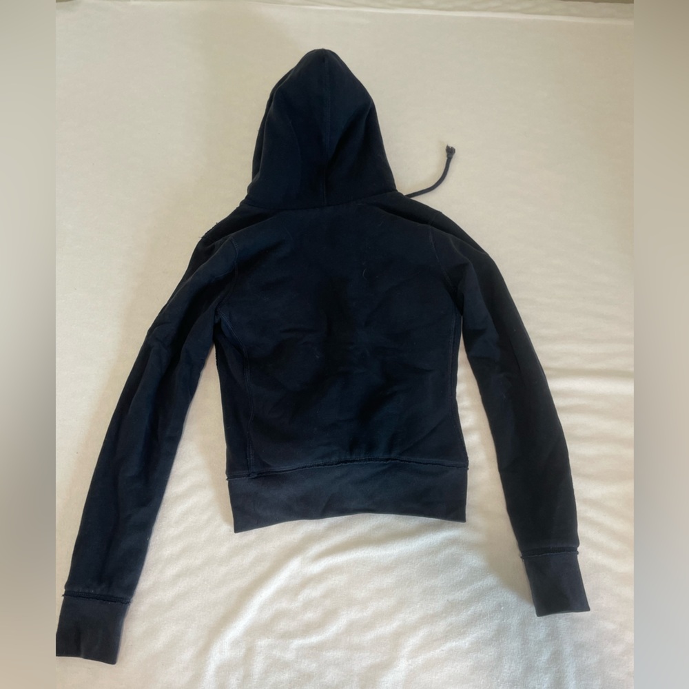 Hollister Dark Blue Hoodie with Logo - Picture 5 of 6